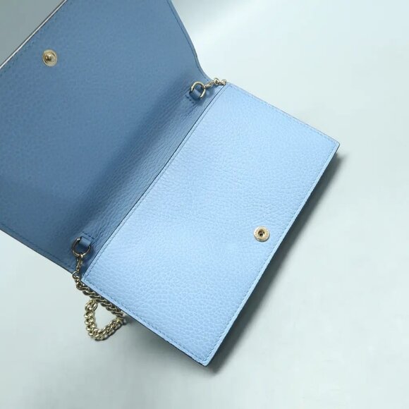 GUCCI Betty Blue Leather Shoulder Bag 516-022525 - Picture 8 of 12